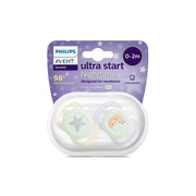 Philips Avent Ultra Start Chupeta Noturna 0-2m 2 unidades