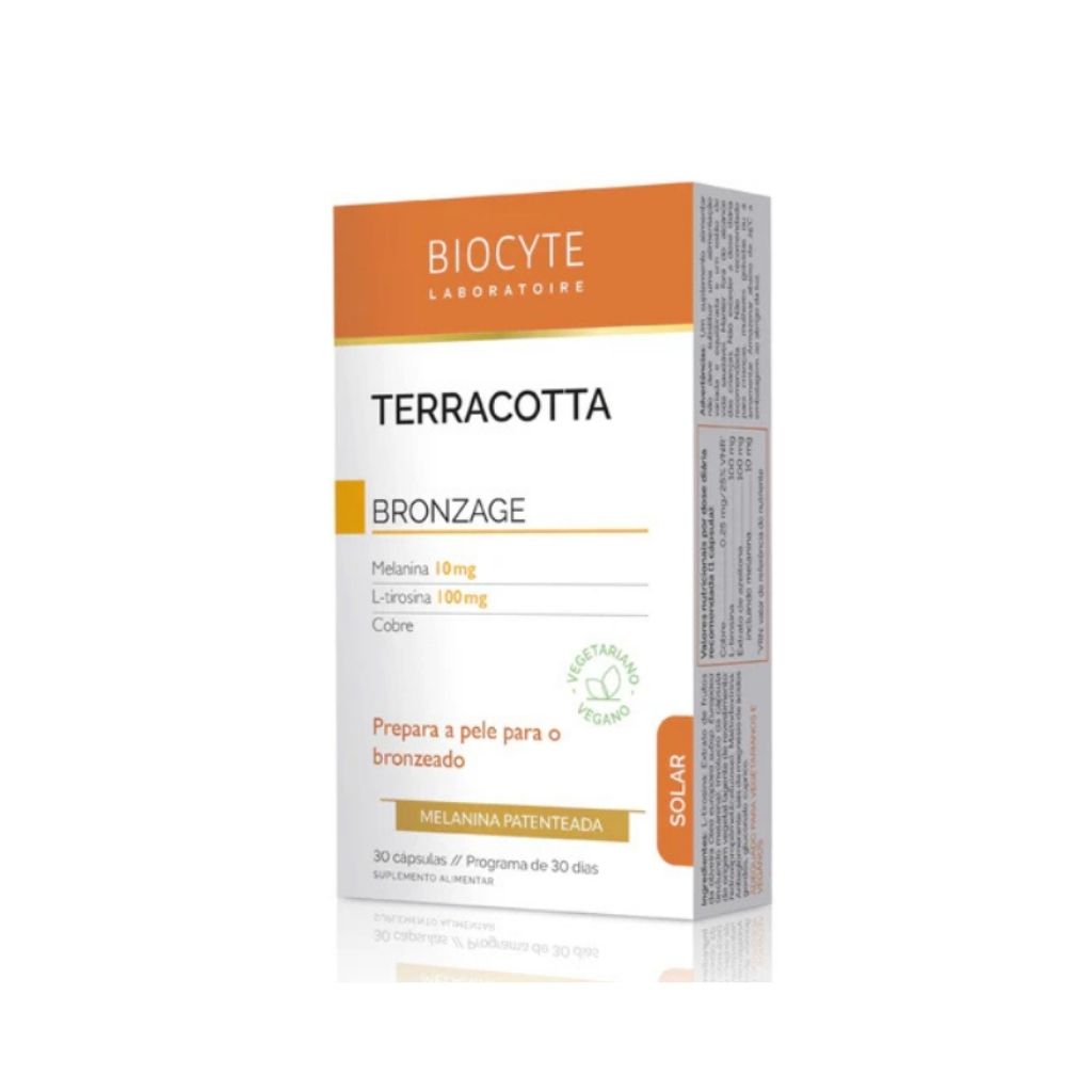 Biocyte Terracotta Bronzage Suplemento Solar 30 cápsulas