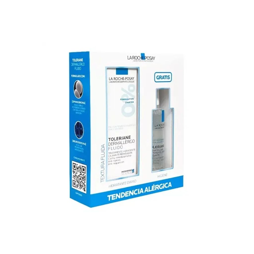 La Roche-Posay Toleriane Dermallergo Fluido Hidrata E Acalma 40ml + Oferta Água Micelar 50ml