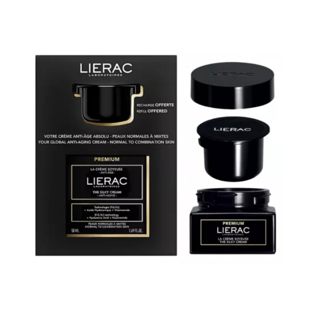 Lierac Premium Coffret Creme Sedoso 50mL + Recarga 50mL
