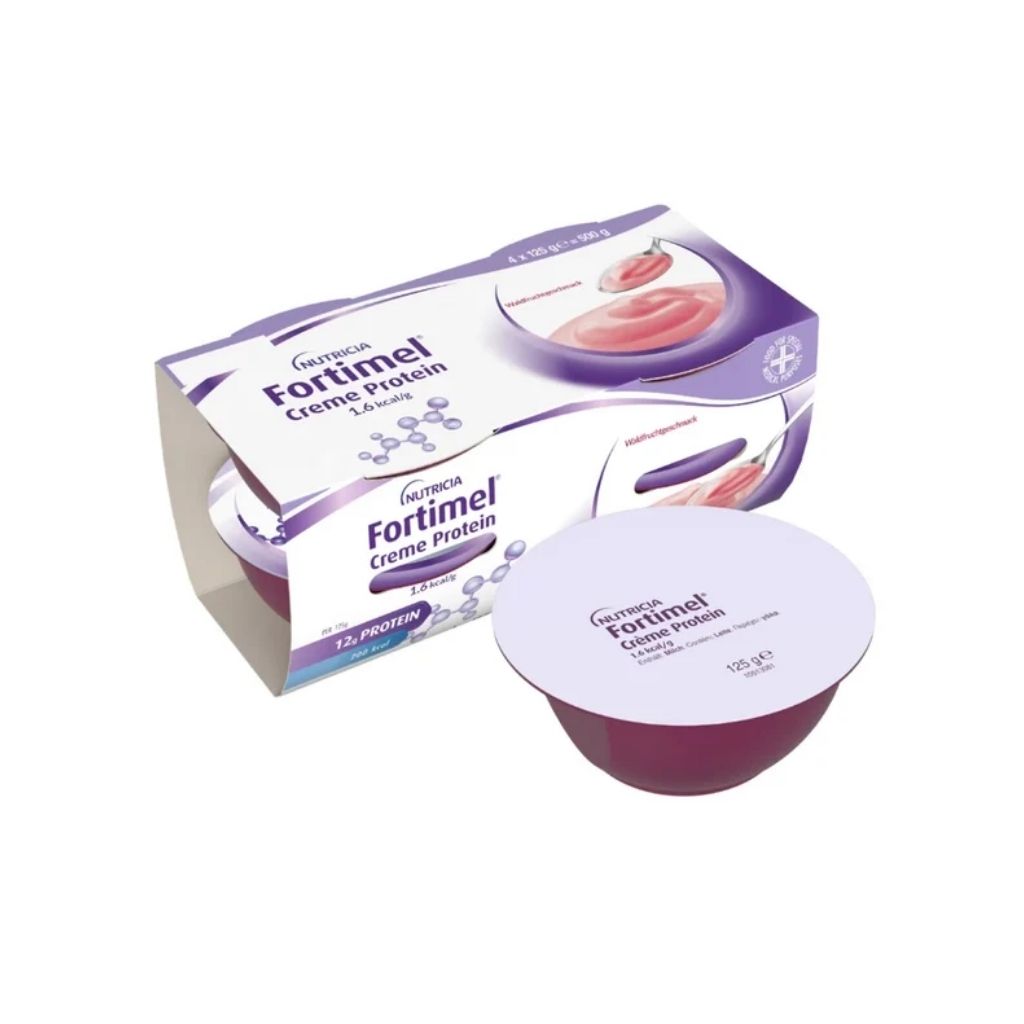 Fortimel Creme Protein Suplemento Nutricional Gestão Malnutrição Frutos Silvestres 125G X 4