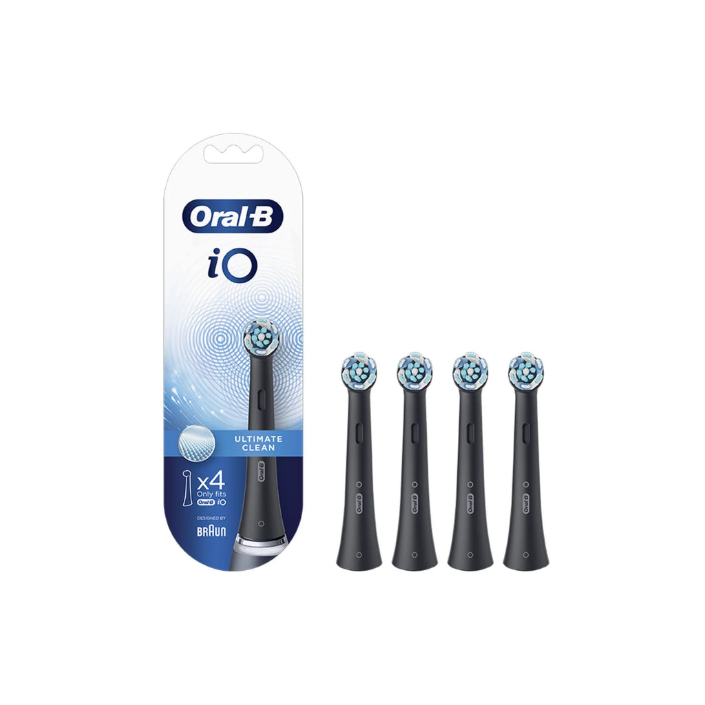 Oral-B iO Ultimate Clean Recarga de Escova de Dentes Elétrica Preto 4 unidades