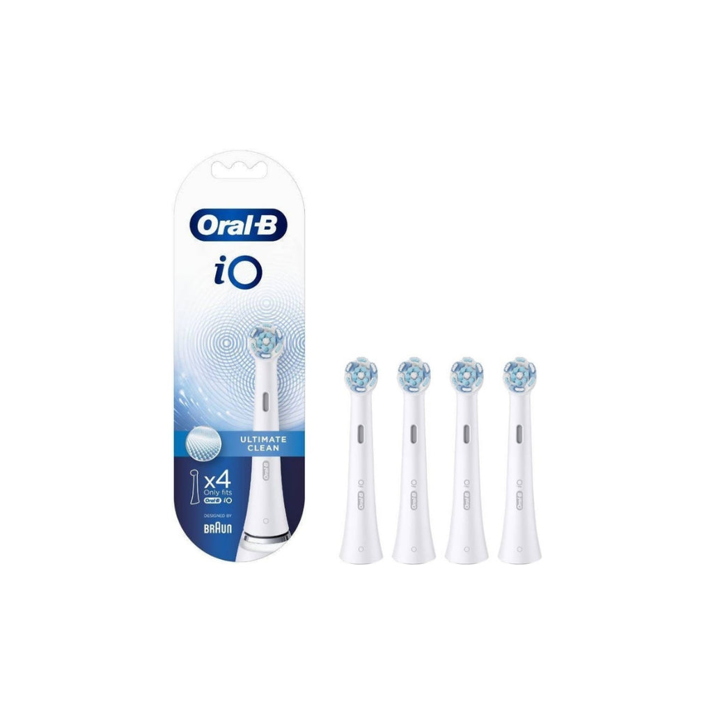 Oral-B iO Ultimate Clean Recargas de Substituição para Escova Elétrica Brancas 4 unidades