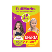 Fullmarks Loção + Champô Pós-Tratamento Pack Elimina Piolhos E Lêndeas 100ml + 150ml + Pente
