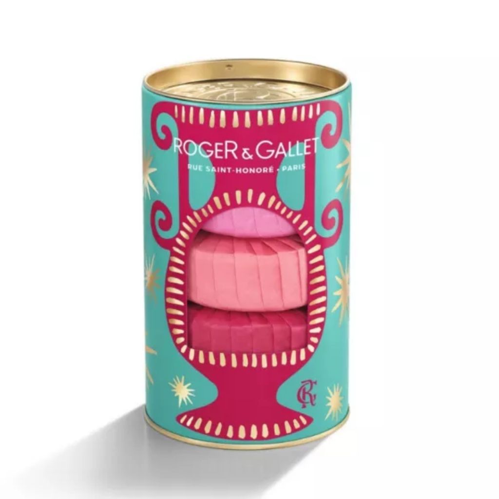 Roger & Gallet Coffret 3 Sabonetes Bem-estar Fleur de Figuier Gingembre Rouge e Rose 100 g x 3