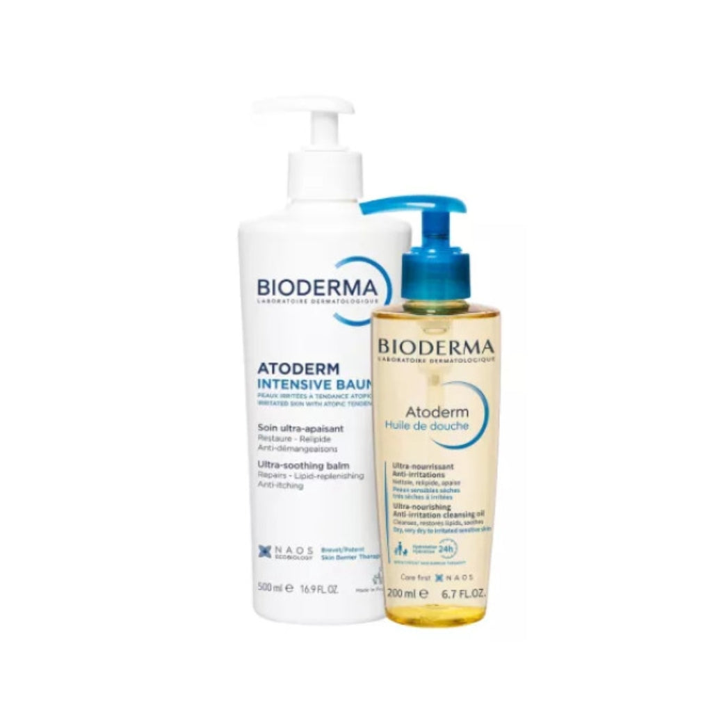 Bioderma Atoderm Intensive Baume 500mL com oferta Óleo Duche 200mL