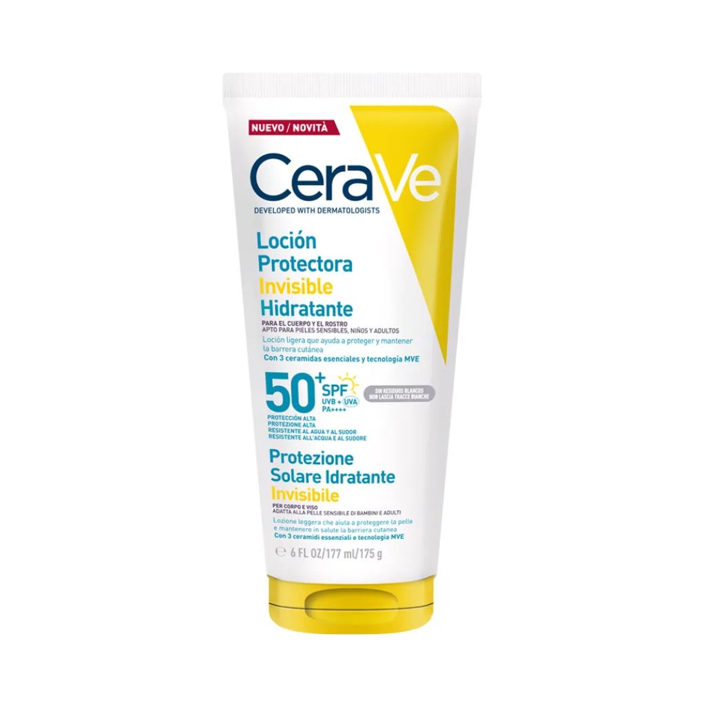 CeraVe Loção Protetor Invisível Hidratante SPF50+ 177mL