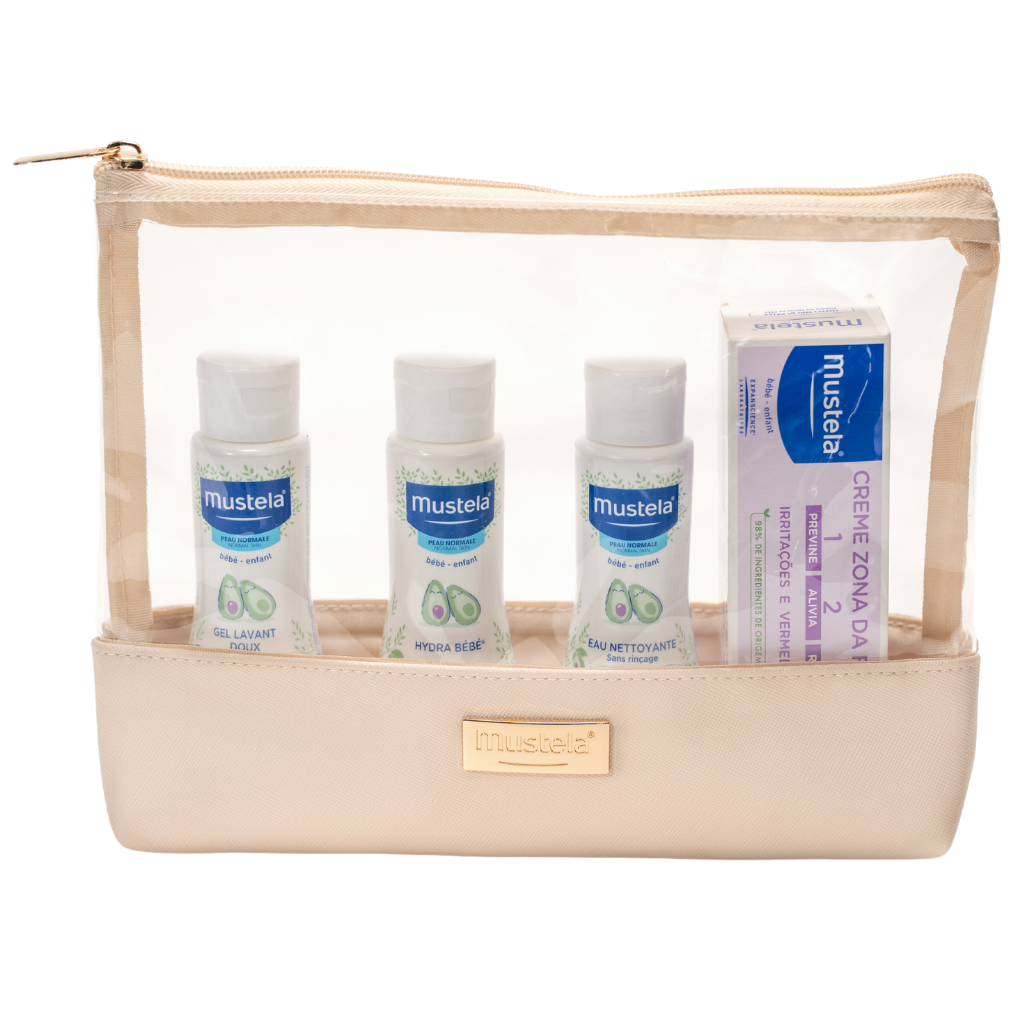 Mustela Kit Bolsa Indispensáveis Bebé Cuidados Essenciais Bege