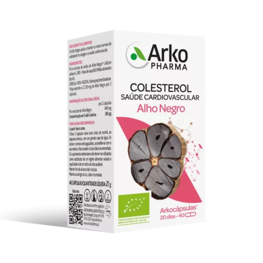 Arkopharma Arkocápsulas Alho Negro 40 cápsulas