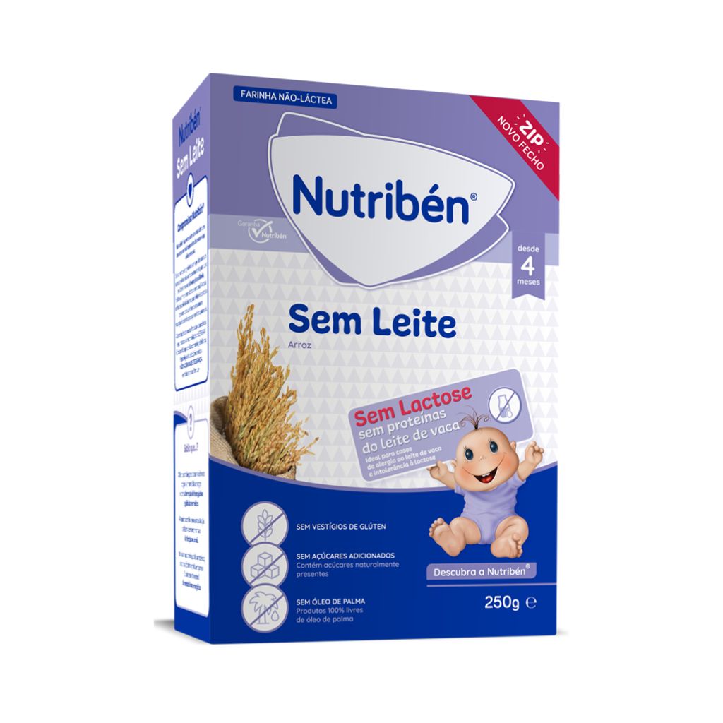 Nutribén Farinha Sem Leite Papa Infantil 250 g