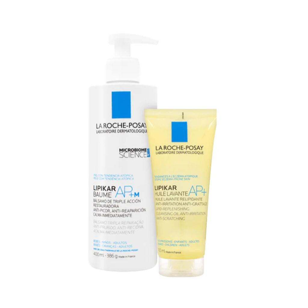 La Roche Posay Lipikar Baume AP+Max 400mL com oferta Óleo Duche 100mL