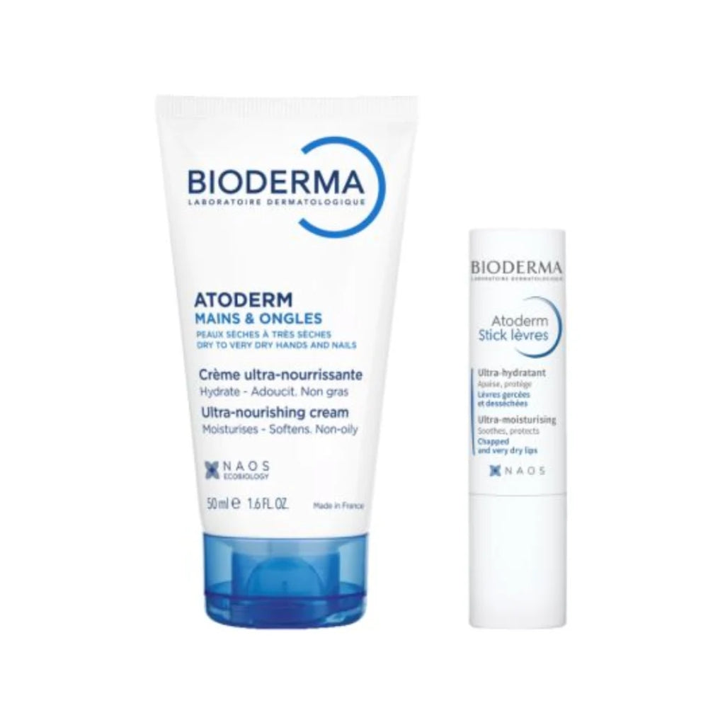 Bioderma Atoderm Creme Mãos 50mL com oferta Stick Labial 4g