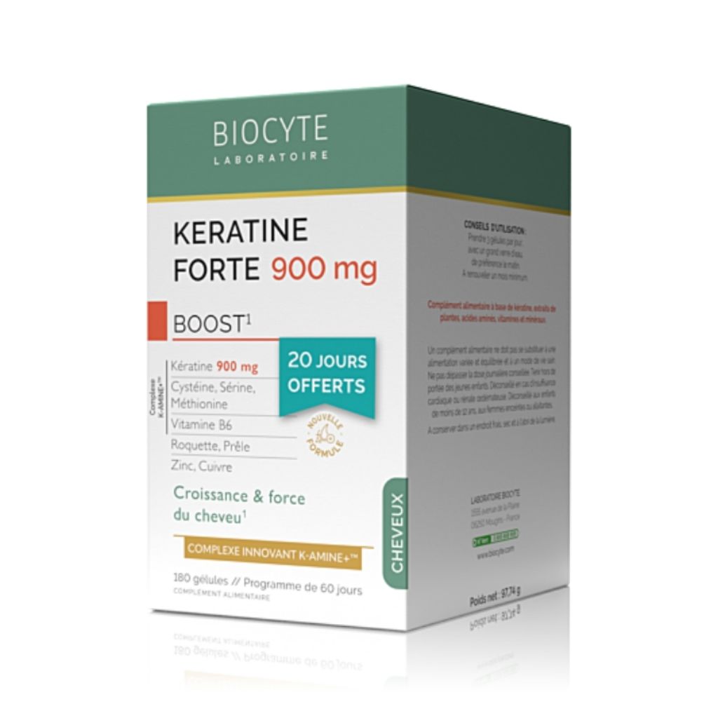 Biocyte Keratine Extra Plus Suplemento Capilar Fortificante 180 cápsulas