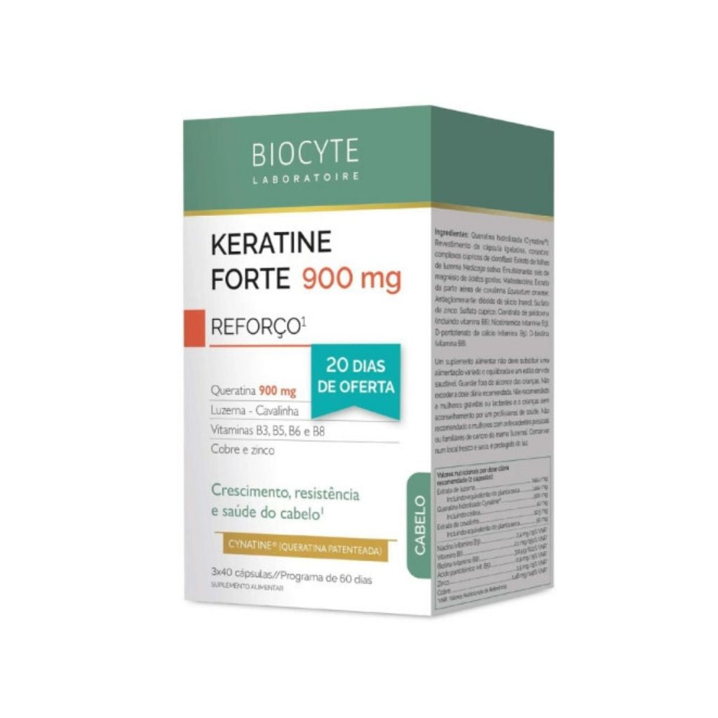 Biocyte Keratine Extra Plus Suplemento Capilar 180 cápsulas