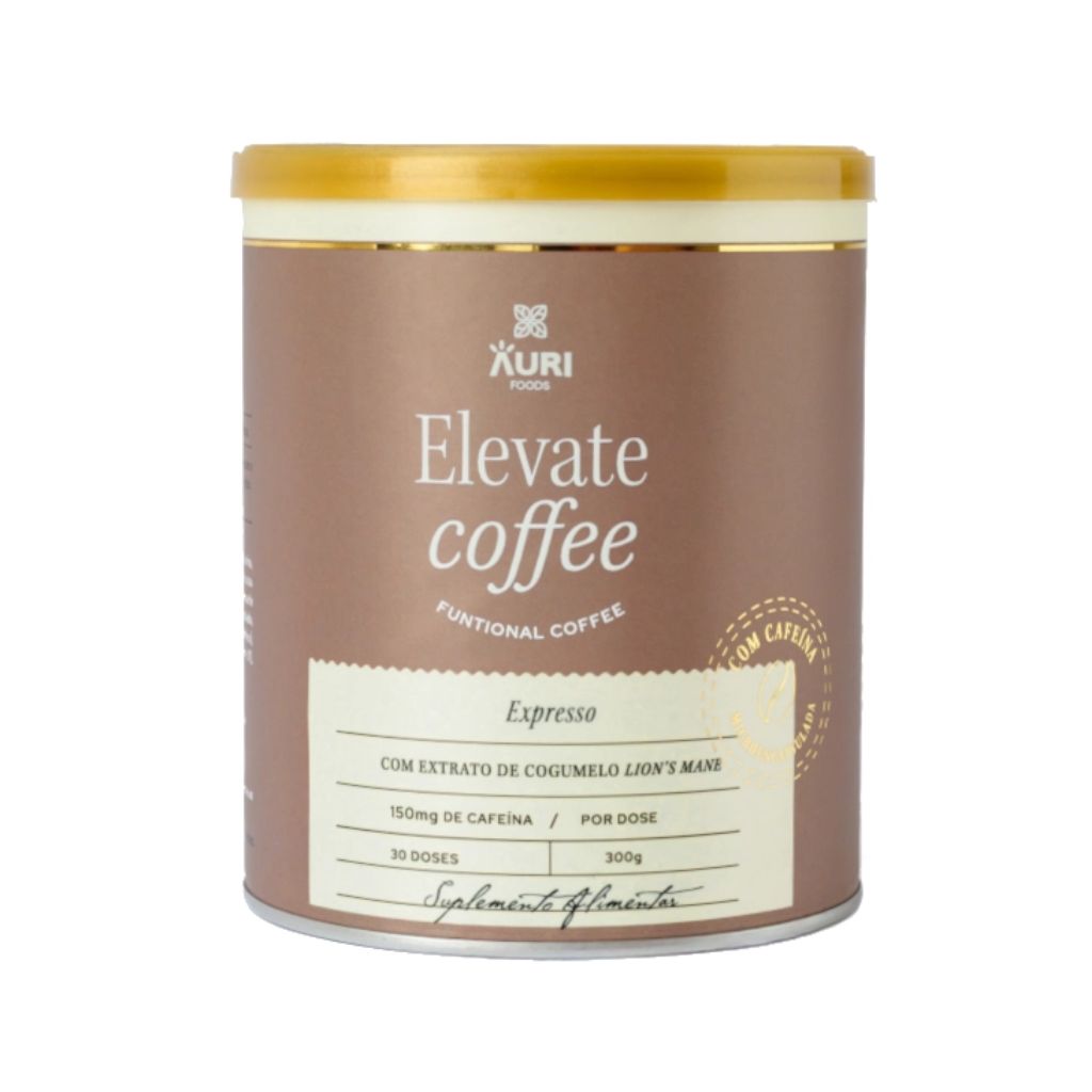 Auri Foods Elevate Coffee Pó Sabor Expresso 300g