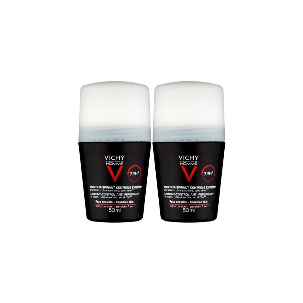 Vichy Homme Desodorizante Roll-On 72h 50 ml 2 unidades
