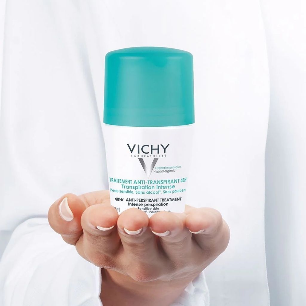 Vichy Desodorizante Roll-On Antimanchas 50 ml 2 unidades