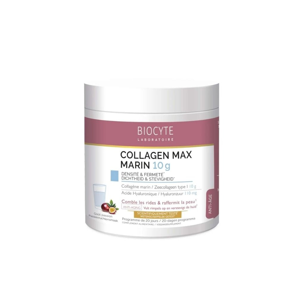 Biocyte Collagen Max Marin Cacau Suplemento em Pó Antienvelhecimento 260g