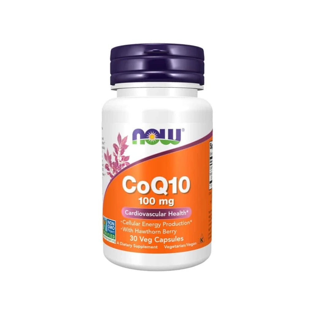 Now Coenzima Q10 100mg 30 Cápsulas