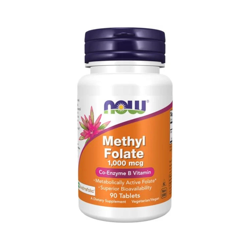 Now Metilfolato 1000µg 90 Comprimidos