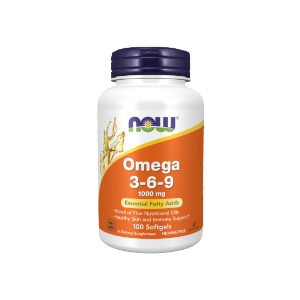 Now Ómega 3-6-9 1000mg 100 Cápsulas Moles