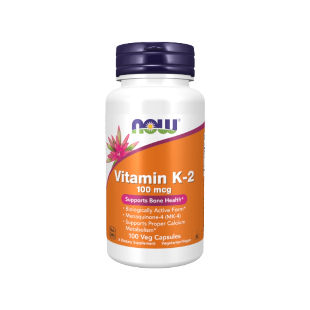 Now Vitamina K2 100µg 60 Cápsulas