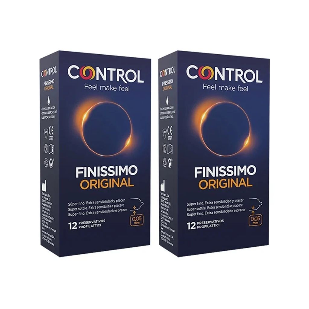 Control Finissimo Original Preservativos Adapta 12 unidades + 12 unidades Oferta
