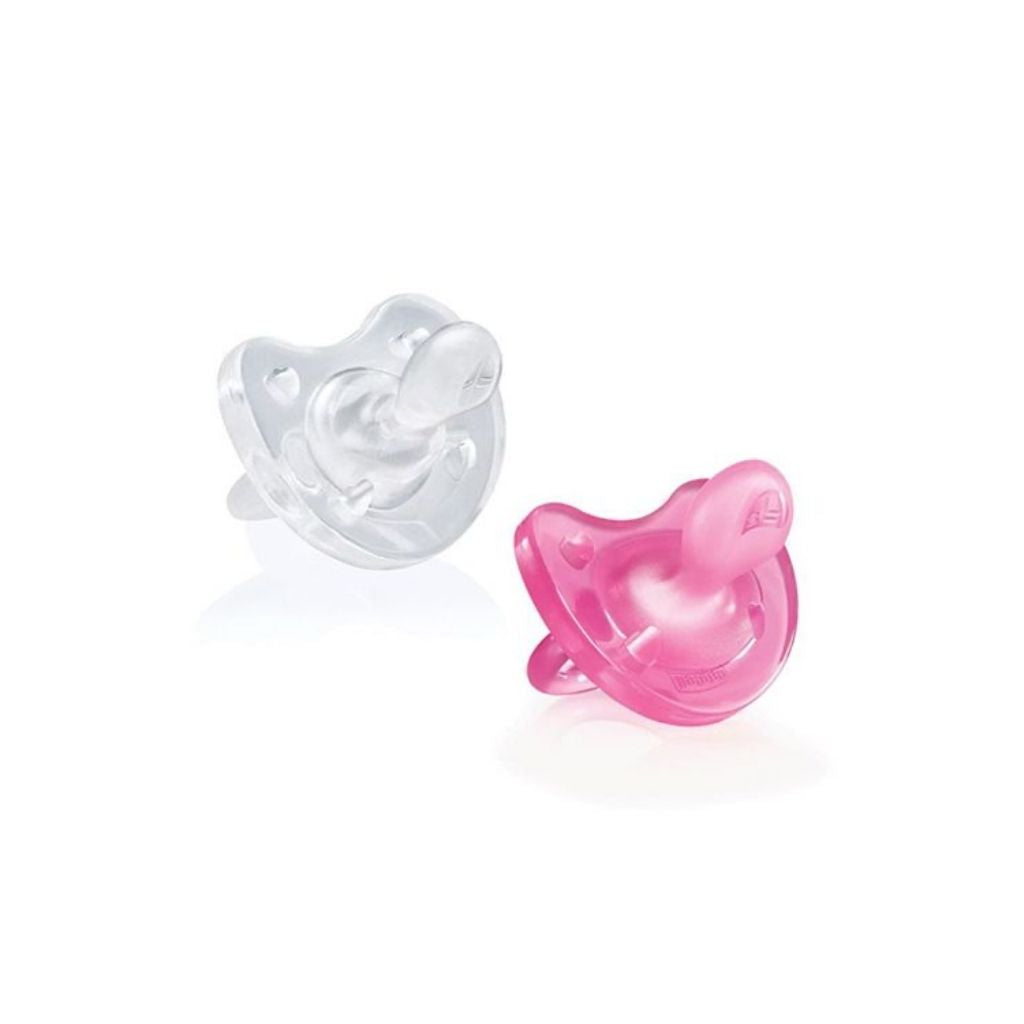 Chicco Physio Soft Chupeta Silicone Menina 0-6M 2 Unidades