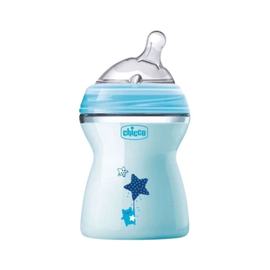 Chicco Natural Feeling Biberão Fluxo Médio Azul 250ml