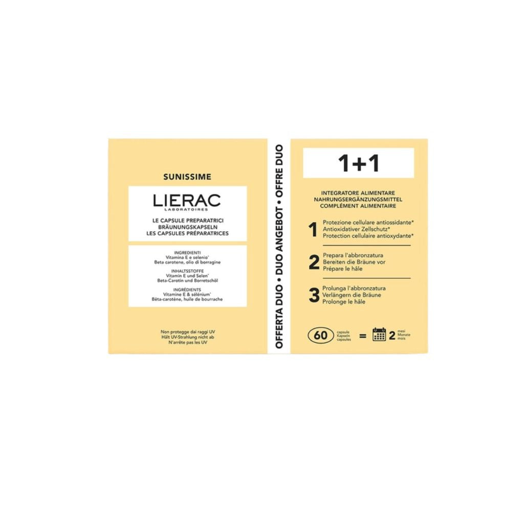 Lierac Sunissime Cápsulas Preparadoras De Bronzeado 2X30 Cápsulas