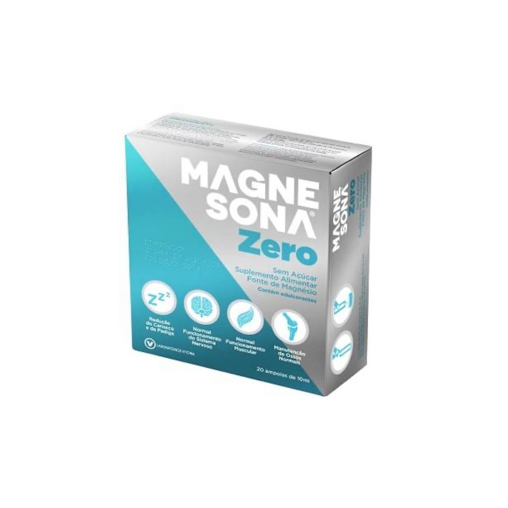 Magnesona Zero Redução Cansaço E Fadiga 20 Ampolas