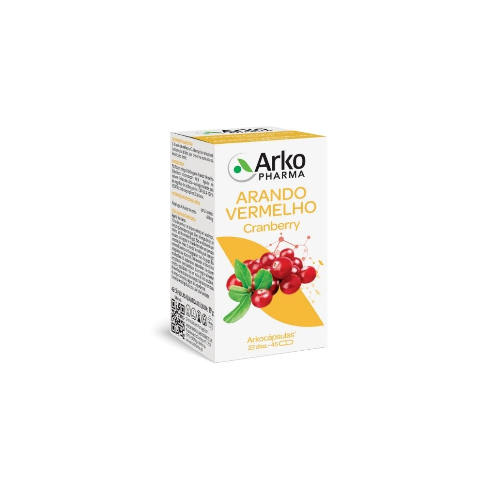Arkopharma Cranberry Conforto Urinário 45 Cápsulas