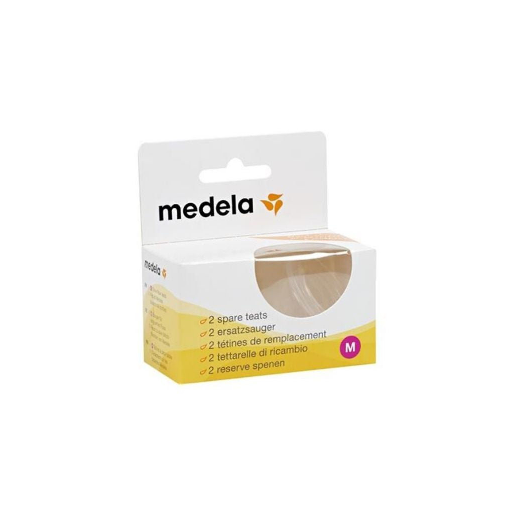 Medela Tetina De Silicone Fluxo Médio 2 Unidades