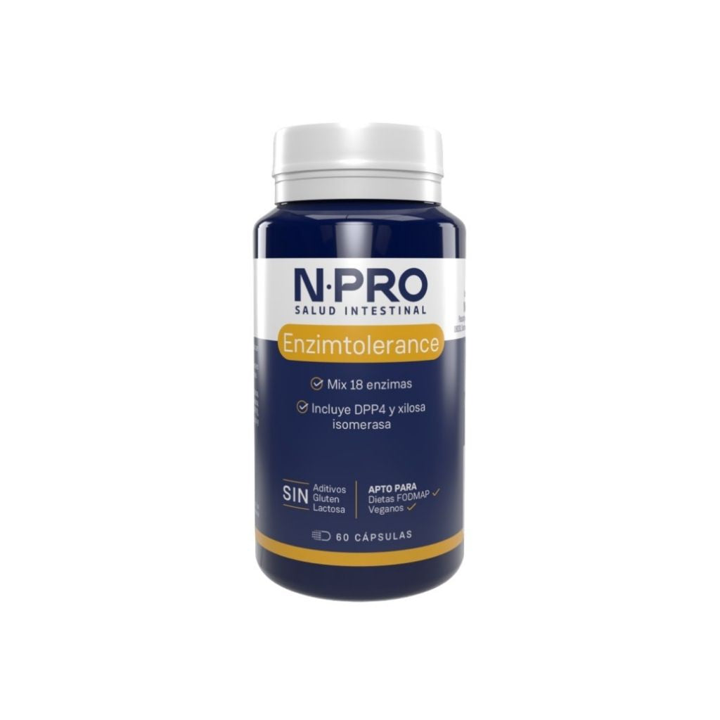 NPro Enzimtolerance Suplemento Digestivo 60 cápsulas