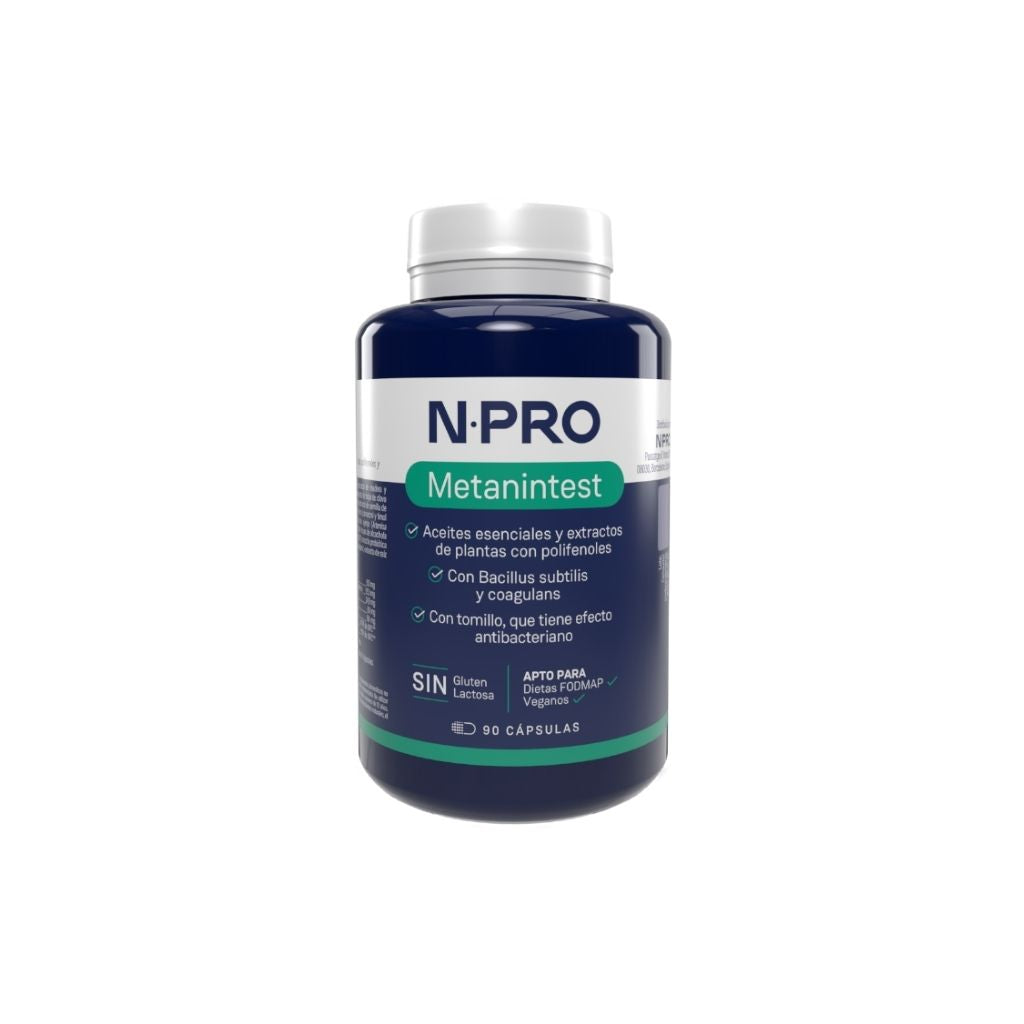 NPro Metanintest Suplemento Alimentar para Saúde Intestinal 90 cápsulas