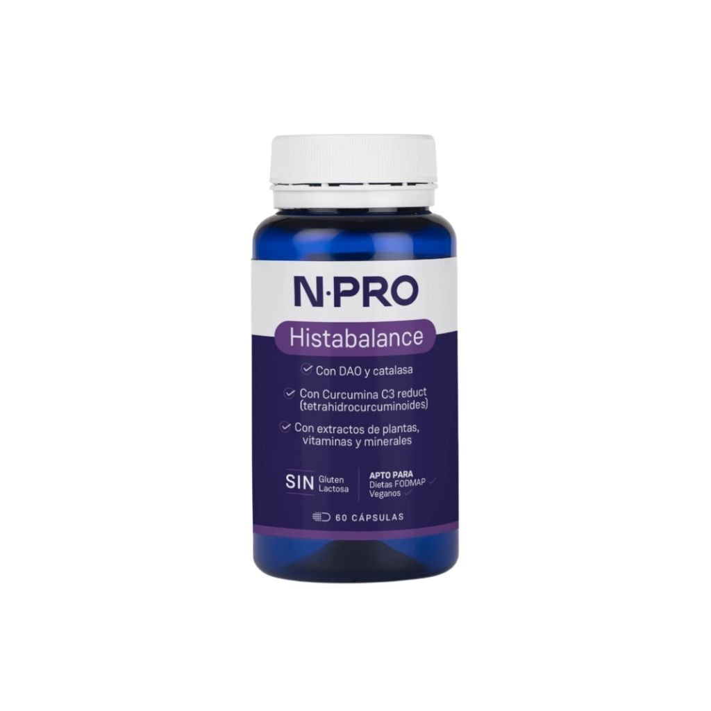 NPro Histabalance Suplemento para Equilíbrio da Histamina 60 cápsulas