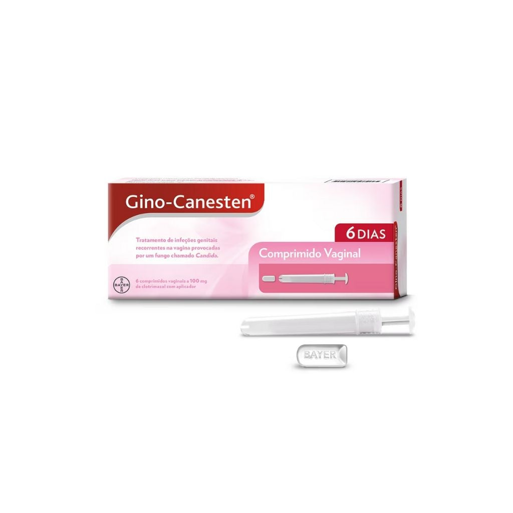 Gino-Canesten Vaginal Tratamento Candidíase 0,1 G X 6  Comprimido